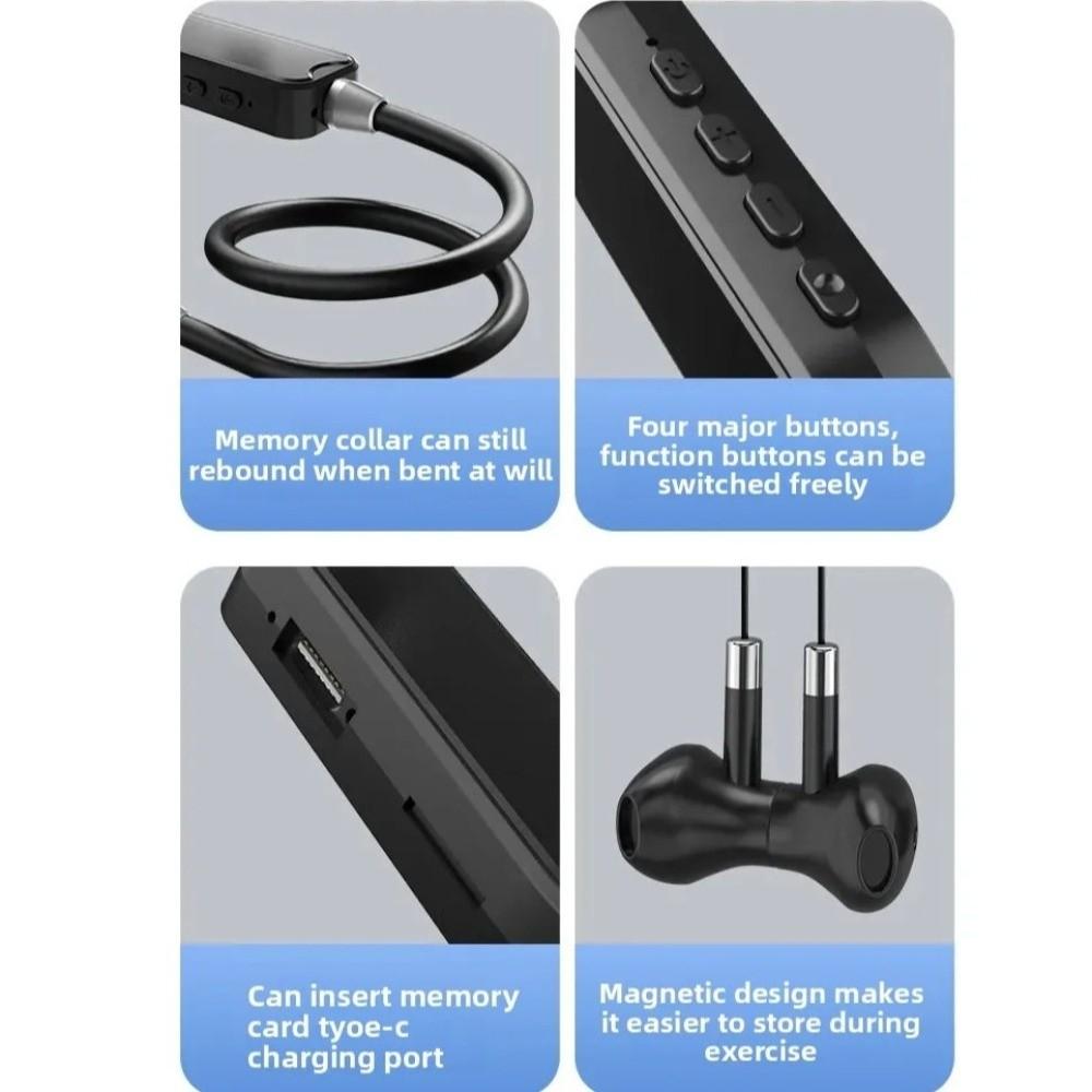 LED Display Wireless Earphones Bluetooth 5.4 Bluetooth Headset Sports Headset  Outdoor Use