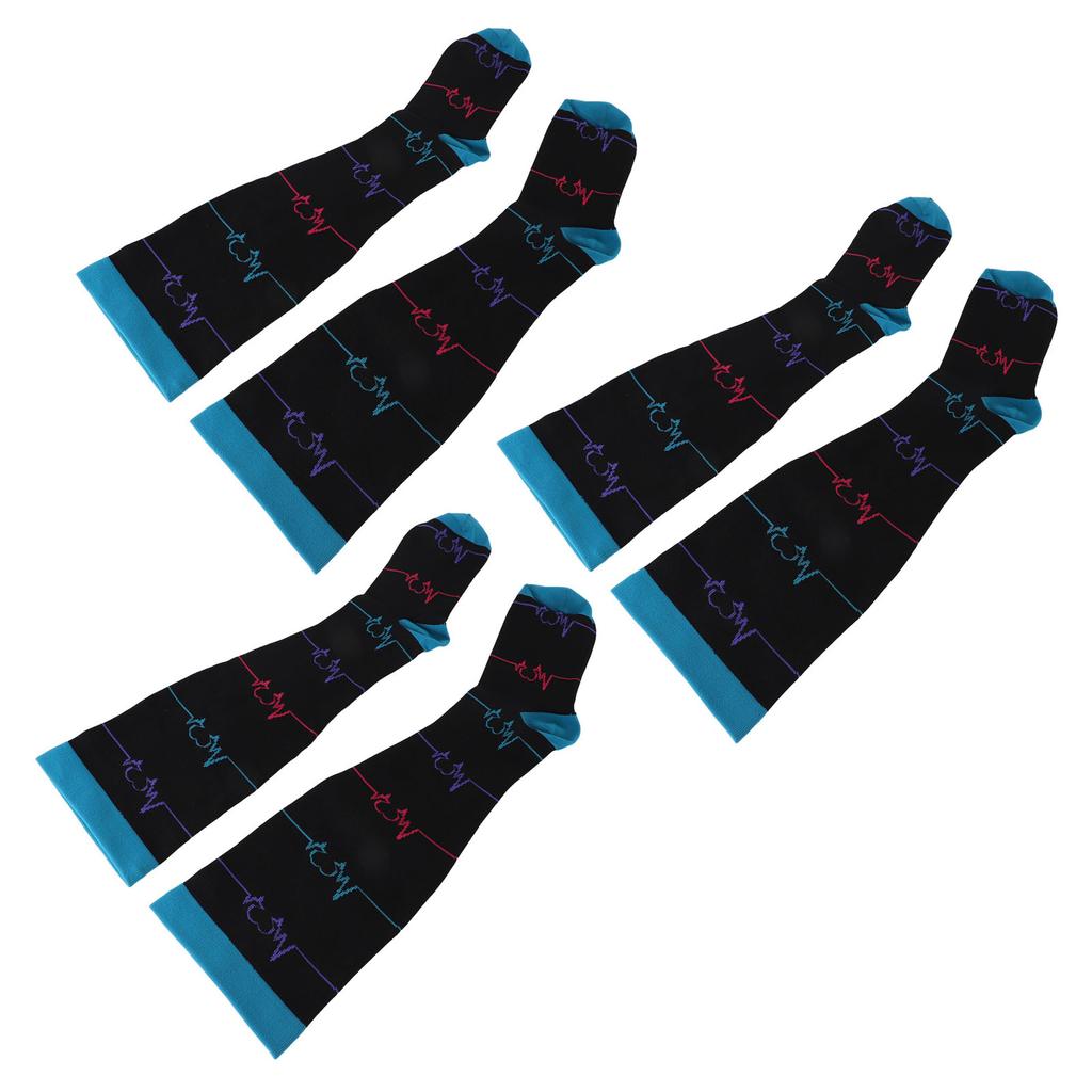 Kompressionsstrümpfe in Übergröße für Damen und Herren, breite Wade, extra kniehoch, Unterstützung für die Durchblutung, 3 Paar 