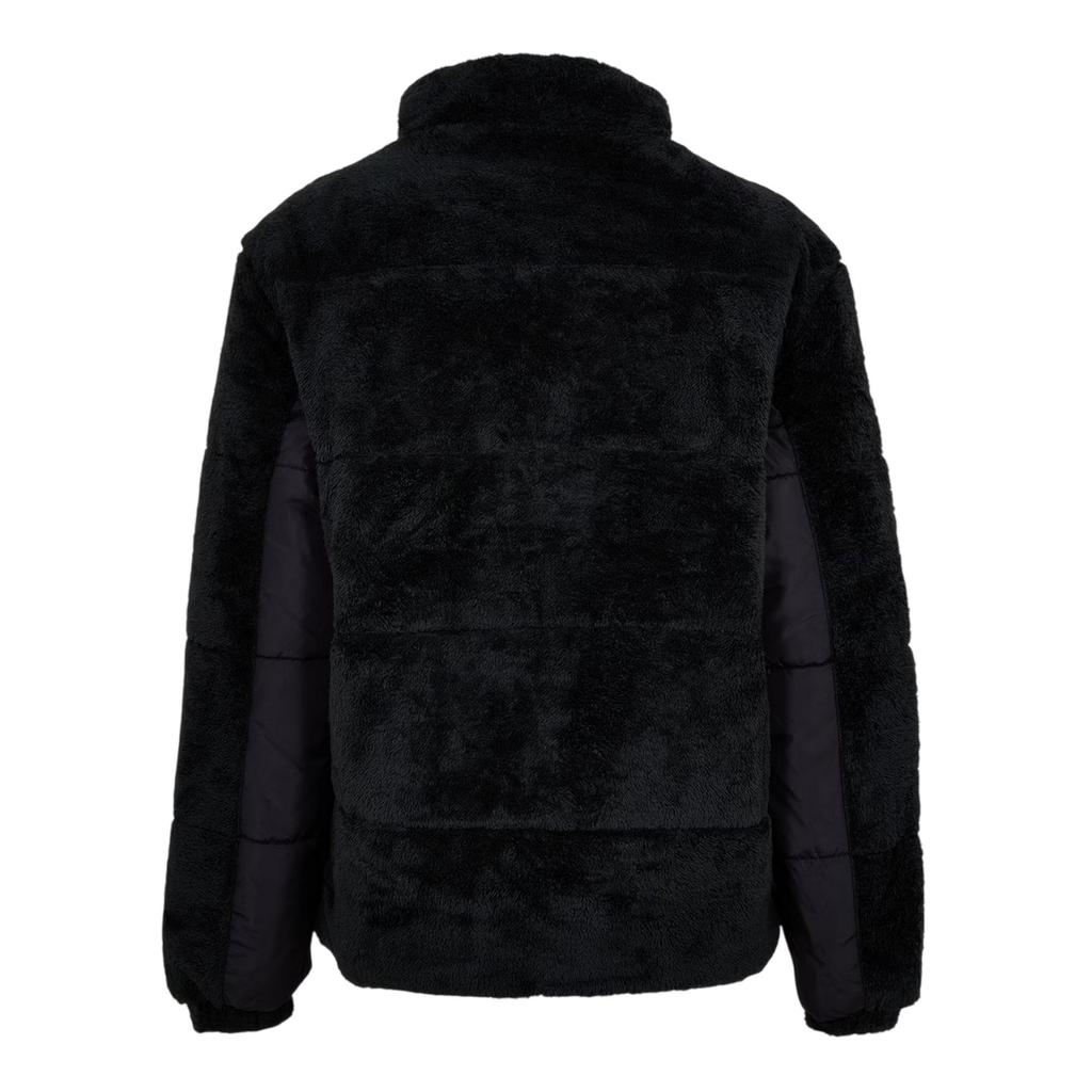 NY Concept Mens Trent Teddy Fleece Zipped Jacket