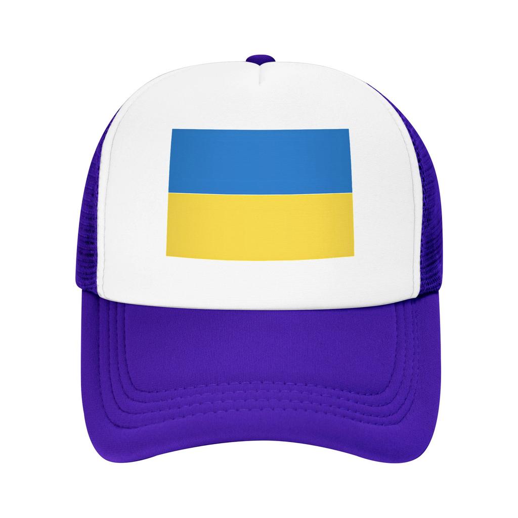 Ukraine Flag Mesh Sun Hats  Couple Design Trucker Hat Spring Yk Cute Outdoor Sport Baseball Cap