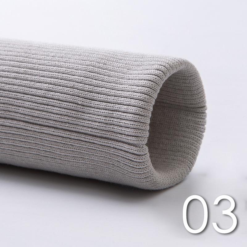 Cotton Rib Stretch Knit Cuffs Collars Hems Fabric Ribbed Knitted Cuffs Neckline Fabric For Sweatshirt Down Jackets Accessories