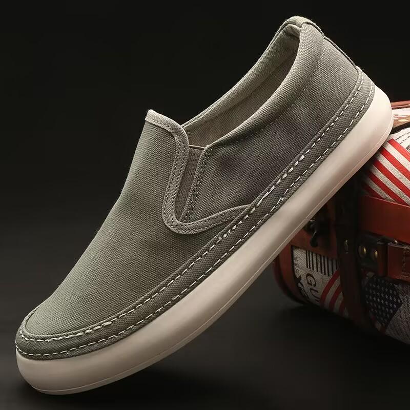 Luxus Herren Laufschuhe Skateboard Atmungsaktiv Bequem Slipper Freizeit-Sneaker Herren Canvas Schuhe Tenis Masculino Schuhe Männlich
