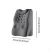 Back Lumbar Support Cushion Memory Foam Bed Wedge Soft with Neck Sleeping Pillow for Travel,