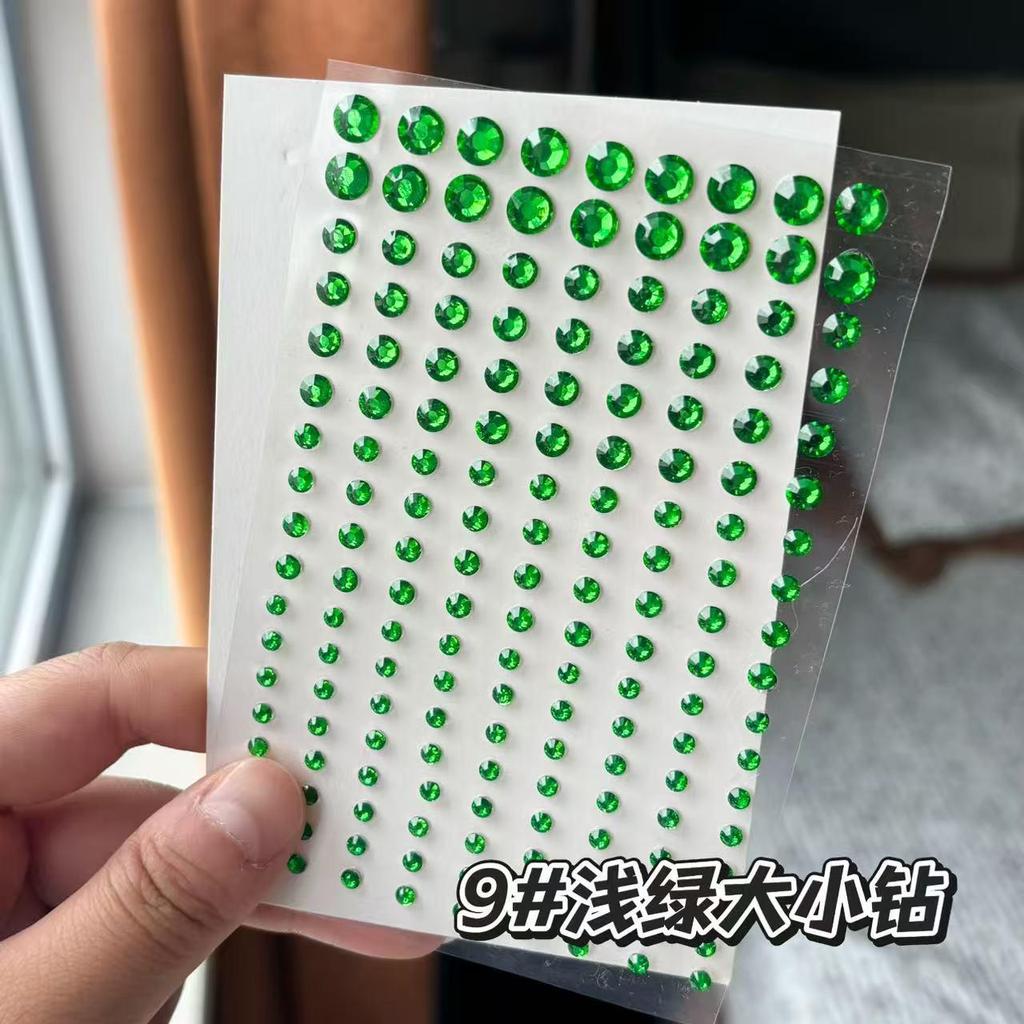 Children's Cartoon Crystal Gem Rhinestone Stickers - Decorative Diamond Decals for Toys & Stage Performance