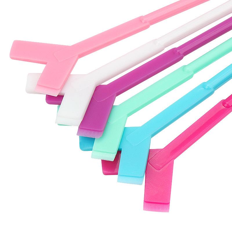 3-in-1 Eyelash Curler & Eyebrow Brush Comb Set (10 Pieces)