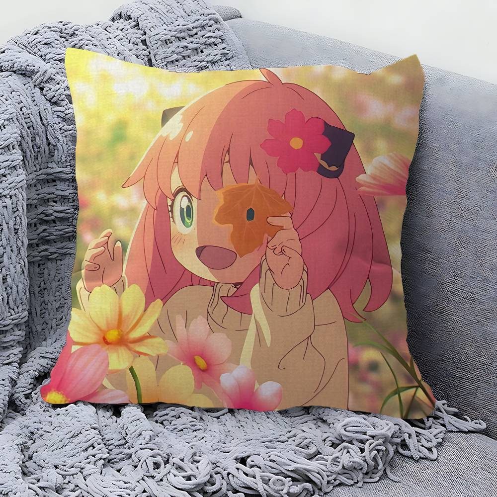 Anime Spy X Family Pillow Cushion Cover Pillowcase Living Room Sofa Home Decor