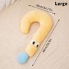 Pet Little Pillow U-Shaped Neck Protector Sleeping Pillow Deep Sleep Puppy Kitten Moon Pillow Soft Fluffy Pillow Pet Supplies