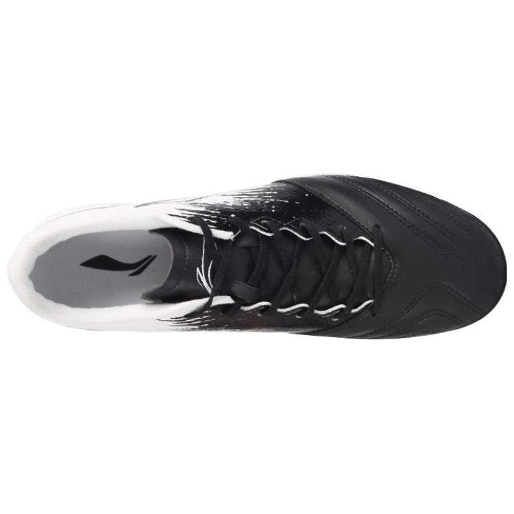 Li Ning Artificial Turf AG Artificial Ground Slip Resistant Abrasion Resistant Soccer Shoes Men's White Black YSTT011-1