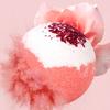 100G Dried Flowers Salt Bath Bombs Rose Chamomile Lavender Ocean Essential Oils Fizzies Ball Dry Skin Moisturizing Aromatherapy Shower
