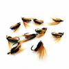 Flies Fly Fishing Lure 10/ 30/50Pcs Fishing Handmade Lures Assortment with Artificial Bait Hooks for Bass Trout Salmon