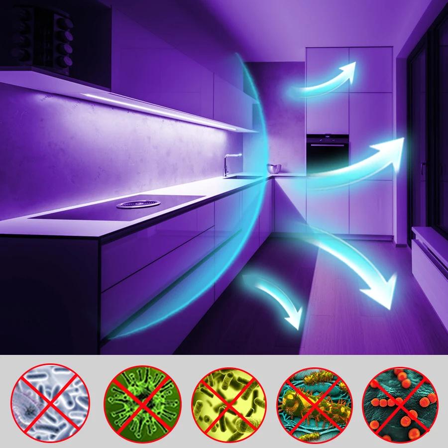 12V UV Led Strip Light 2835 SMD 395-405nm Ultraviolet LED Diode Ribbon Purple Flexible Tape Lamp for DJ Fluorescence Glow Party