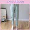 Cotton Wide Leg Pants For Women With Pockets And High Waist For Casual Wear