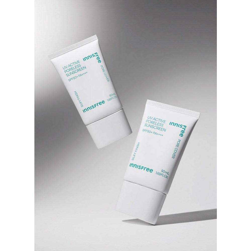 Innisfree Nouvel écran solaire UV Active Poreless SPF50+ PA++++, 50 ml, 1 unité