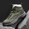 New Men'S High Top Hiking Boots Breathable Sneakers Durable Non-Slip Mountain Climbing Shoes Outdoor Trekking Hunting Boots