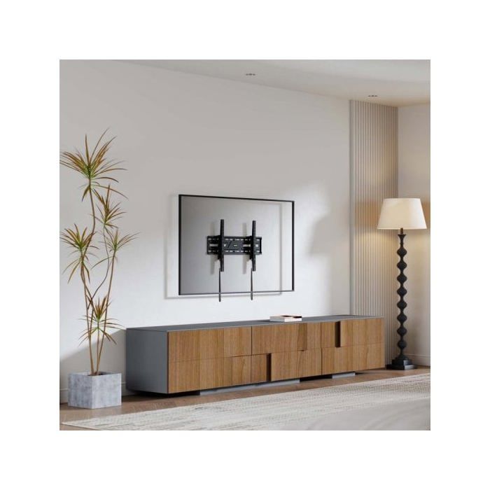 Soporte monitor/TV AISENS ST400T-086 Acero 75kg 37-86 Pulgadas Inclinable Negro