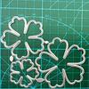 3-in-1 Blumen Metall-Stanzform DIY Basteln Scrapbooking Geprägtes Papier Karte Album Bastel-Schablone Vorlage Stanzteile