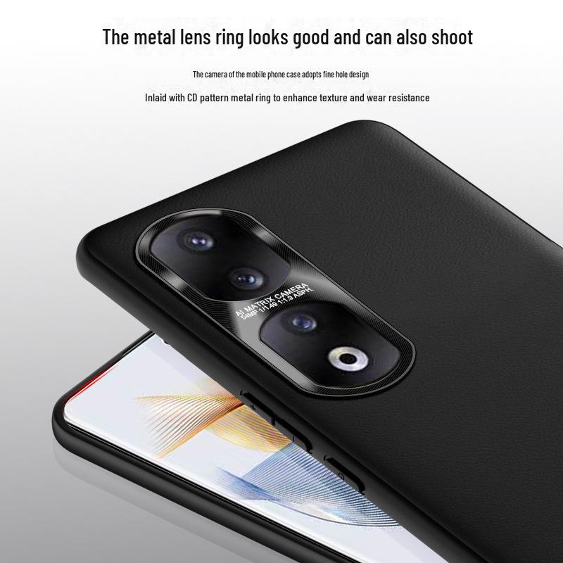 Protective Liquid Leather Case for Honor 90pro - Anti-fall and Anti-fouling, One-piece Design.