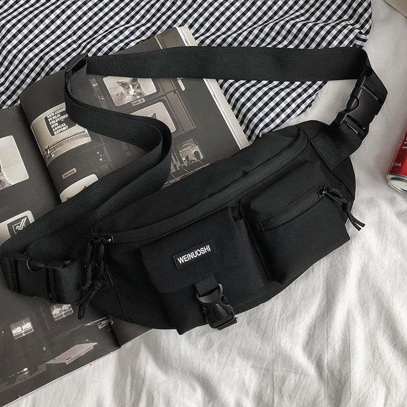 Chest Bag for Women's Waist Bag Sports Riding Breasts Multi pocket Men's Travel Light Bag One Shoulder Crossbody Bag