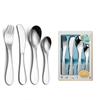 4 Pcs/set 304 Stainless Steel Children  Western  Steak  Tableware Ergonomics Scratch-resistant