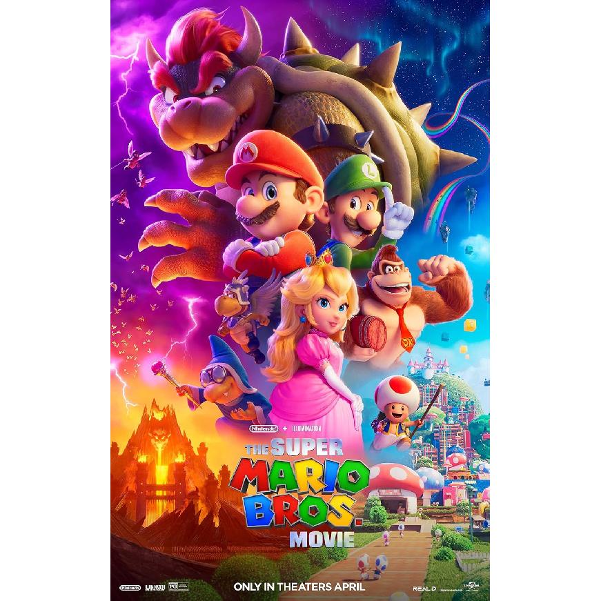XIHOO The Super Mario Bros. Movie - 2023 Movie Poster 11x17, Unframed