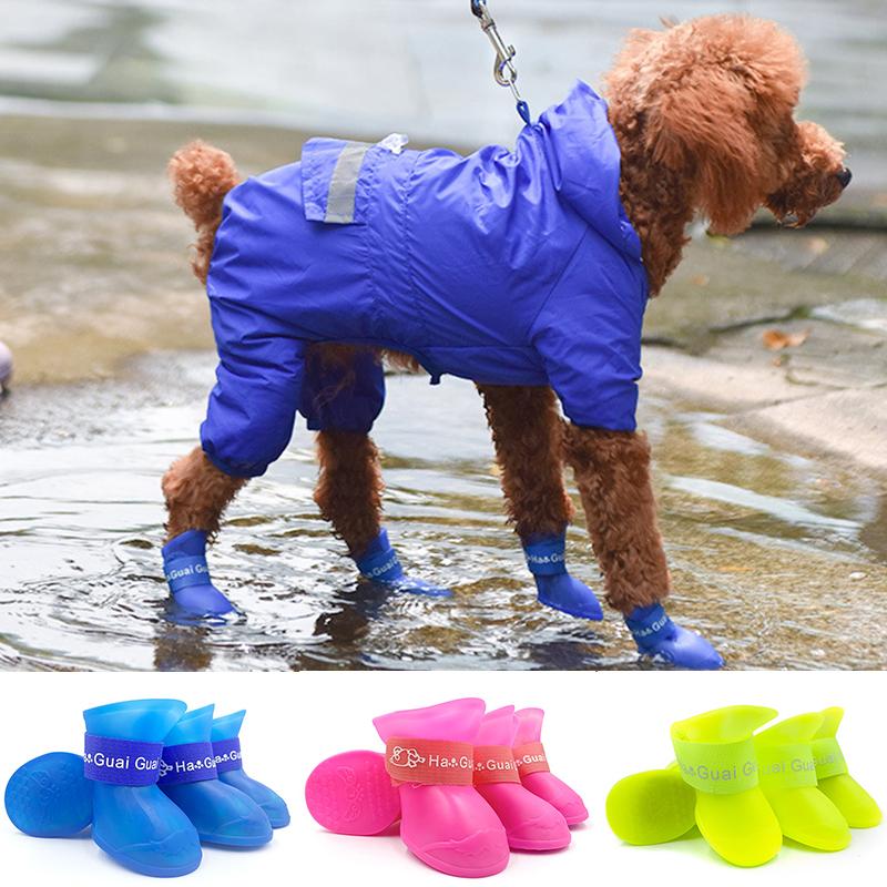 Buy Summer Antislip Waterproof Dog Shoes Soft Rubber Waterproof Dog