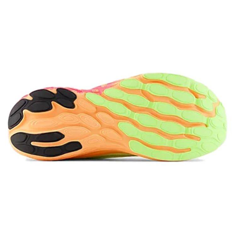 New Balance 1080 V13 Comfortable Shock Absorbing Durable Low Top Running Shoes Men Sneakers Green Orange M1080LDN