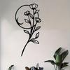 Iron Floral Wall Art Vintage Home Decor Garden Metal Sculpture Gift