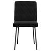 VidaXL Chaises à manger lot de 6 noir velours 3315479
