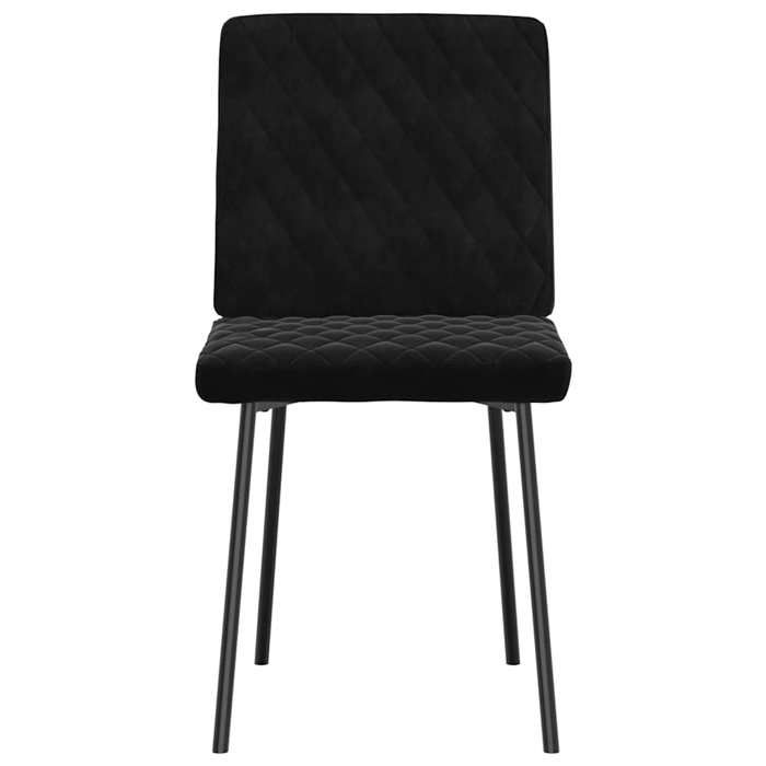 VidaXL Chaises à manger lot de 6 noir velours 3315479