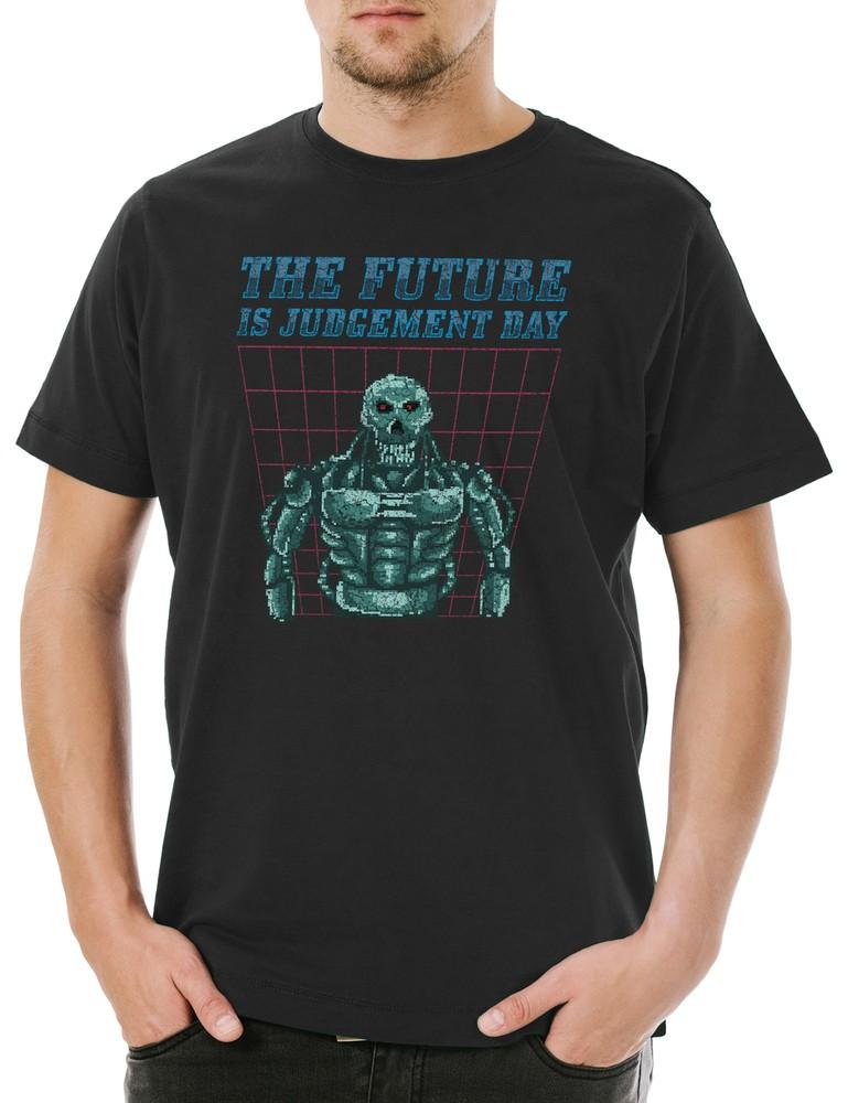The Future Is Judgement Day Men's T-Shirt Gamer Gaming Terminator Robot Robot