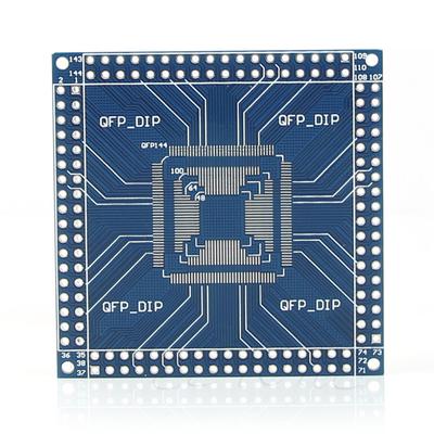 QFP/TQFP/LQFP 32/44/48/64/100/144 pin naar DIP Pin Board Adapter Converter
