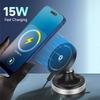 15W Fast Charge Magsafe Wireless Suction Cup Magnetic Car Phone Holder