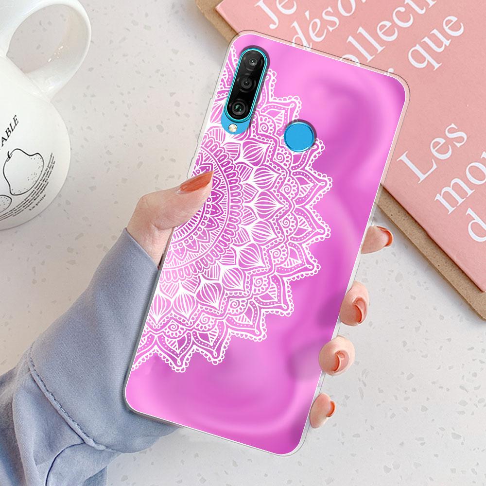 For Huawei P30 Lite Case P30 Lite Back Cover Girls New Fashion Clear Phone Case Fundas Soft Silicone Case For Huawei P30 Lite
