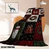 Washable Flannel Blankets Flannel Xmas Fleece Blanket Universal Christmas Throws  Christmas Gift