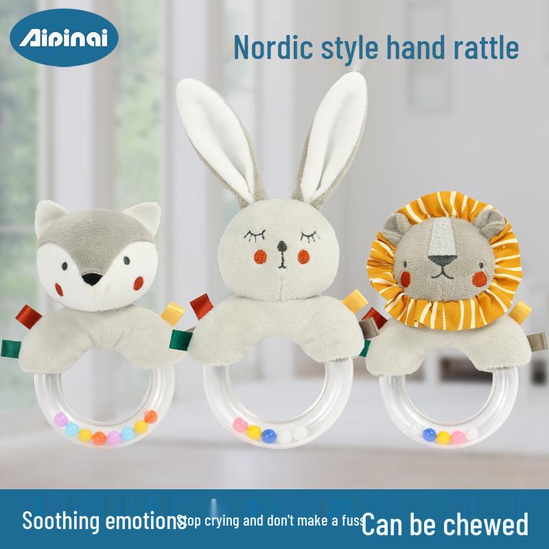 

Plush Hand-Crank Rattle for Newborns (0-1 Year)