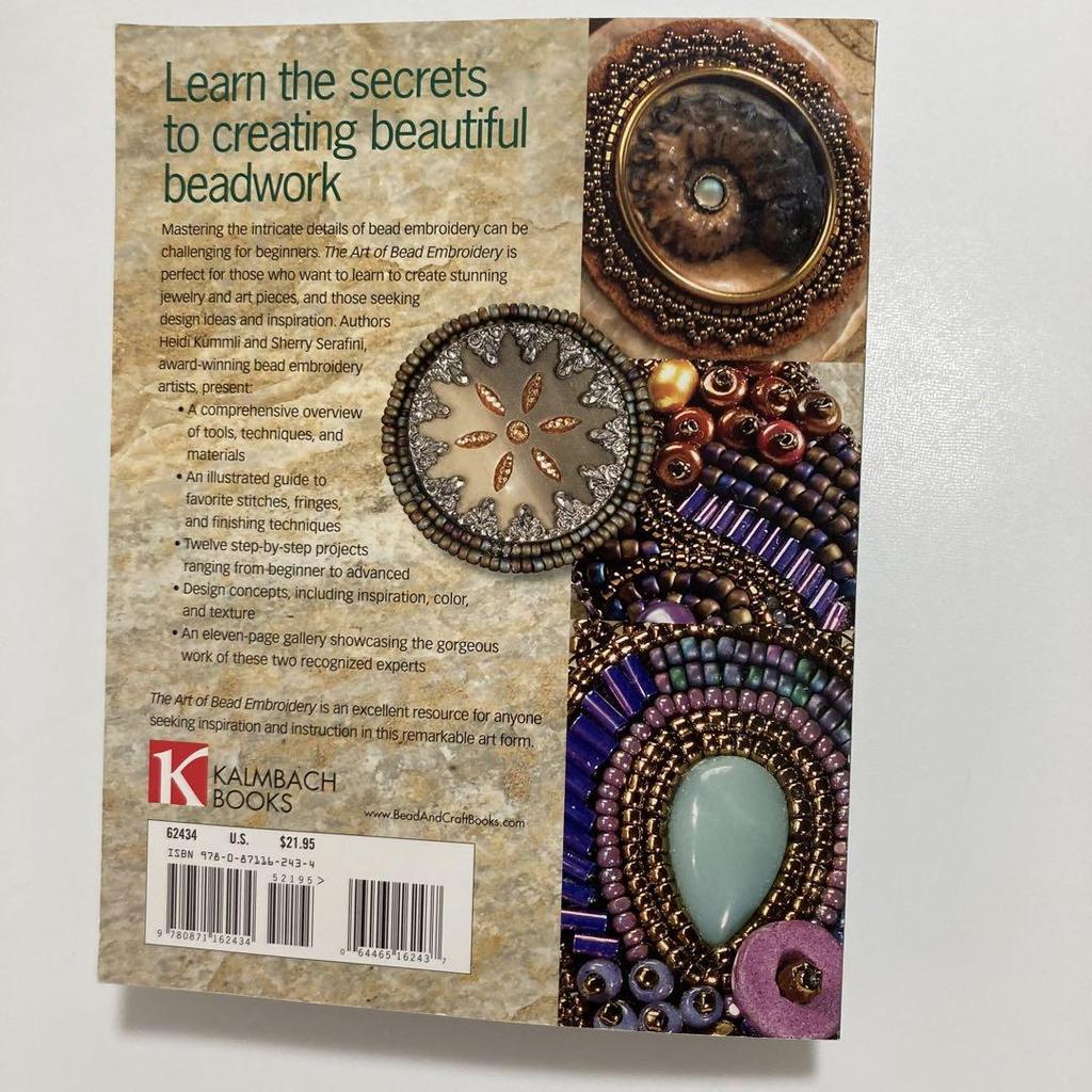 [USED] Paperback Book: The Art of Bead Embroidery Techniques, Designs & Inspiration