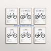 Luxury Mountain Bike Famous Bicycle Parameter Minimalist Poster Canvas Painting Wall Pictures Home Room Decor Bike Lover Gifts