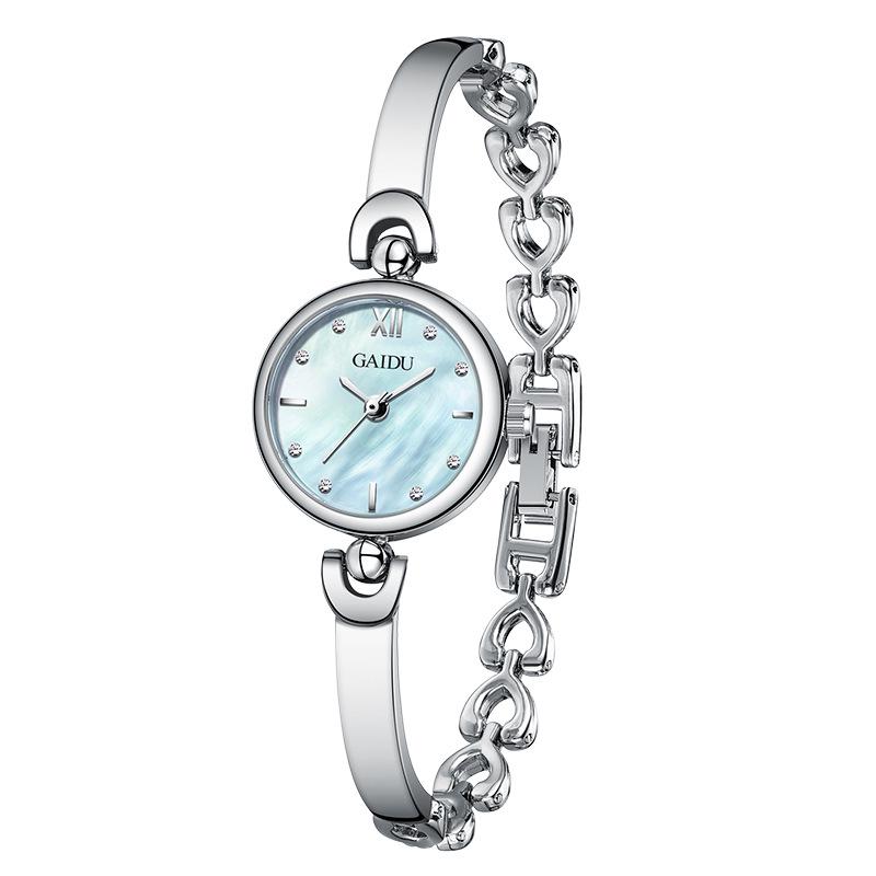 Mermaid Women's Versatile Quartz Bangle Watch - Trendy Simple Fashion Wristwatch