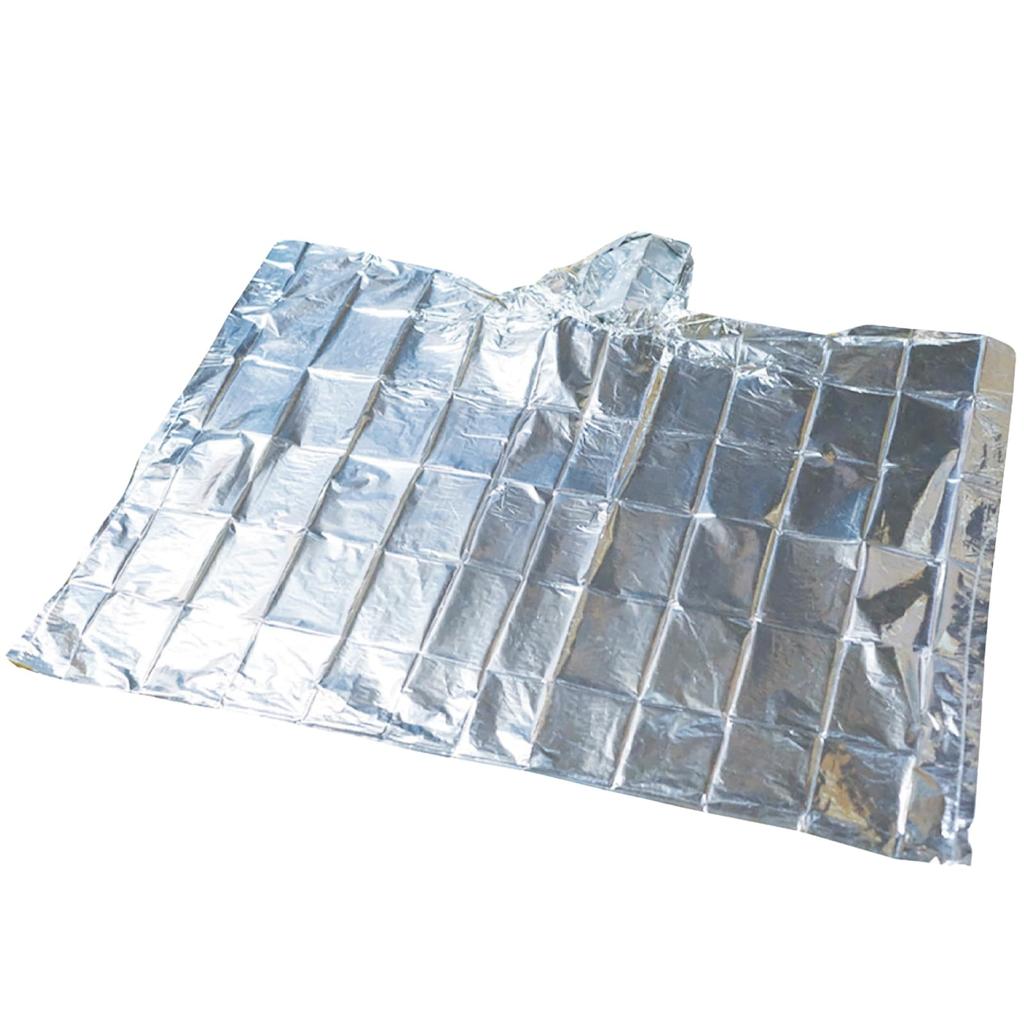 KOKUBO Emergency Simple Aluminum Silent 130 X 130 Disaster Heat Envelope Large Aluminum Cold Heat Outdoor 5996 Poncho, Type, Cm, Prevention, Quiet,