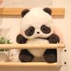 52TOYS Panda Roll Série Plná lásky - Plyšová panda [Panda Gungun] Vycpaná panda, Roztomilé zvíře, Šité obalené, Nadýchané, Realistické, Relaxační, Pohyblivé