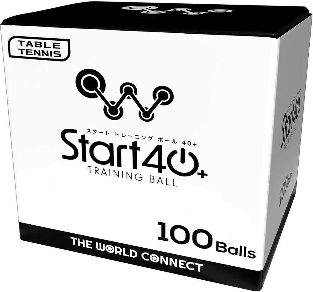 Svět se spojuje (TWC) Tréninkový míček na stolní tenis Start Tréninkový míček 40+ 100 míčků DV044