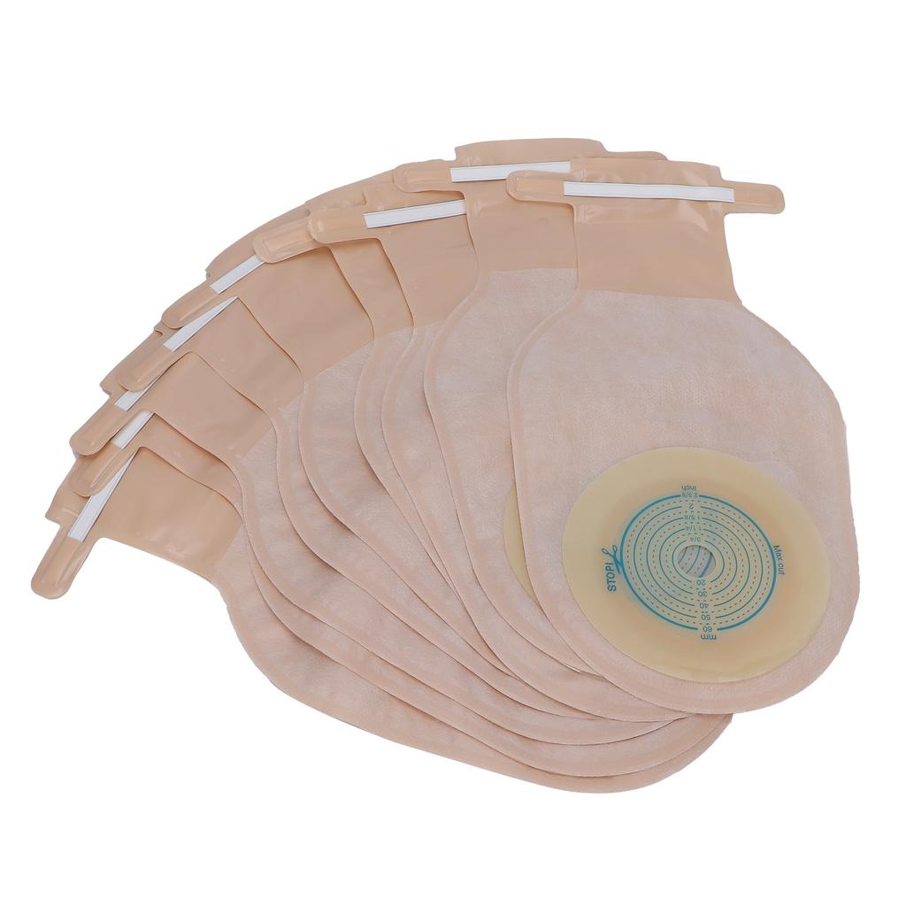 10pcs OnePiece Disposable Ostomy Bag Colostomy Bags Ostomy Ileostomy Stoma Supplies