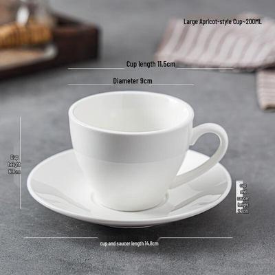 TingLe Retro Ceramic Coffee Cup & Saucer Set