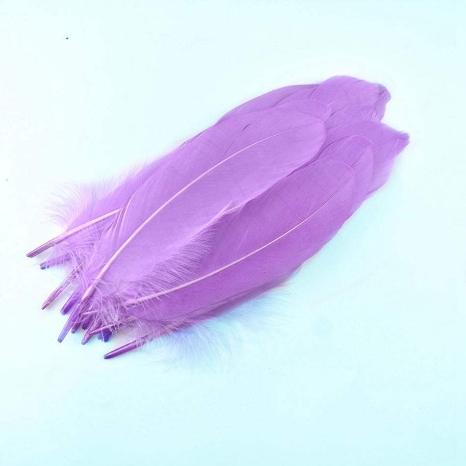 50Pcs Natural Goose Feathers Plume Craft DIY Royal Blue Feather Wedding Party Plumas Jewelry Making Decor Accessories 13-18CM