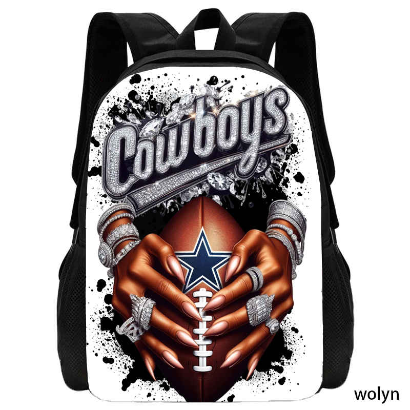 Mochila American Footabll Children Backpack ,School Bags for Boys ,Light Weight & Durable School Backpack with Soccer Player