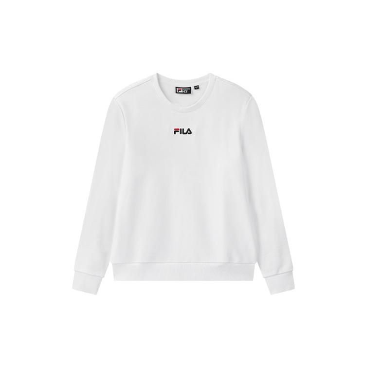 Fila Sweatshirts Men's White Crew Neck Moderate Regular F51M048250FWT