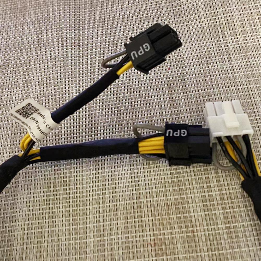 1Pcs Split 8 Pin to 6+8Pin GPU Power Cable For Dell R720 R730 R710 09H6FV N08NH
