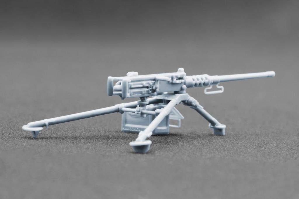 WWII M2 Browning 3D Printer Kit with M23 and Ammunition Box Scale-X 1/35 Tripod, Mount, (SCXA35003) (Diorama)