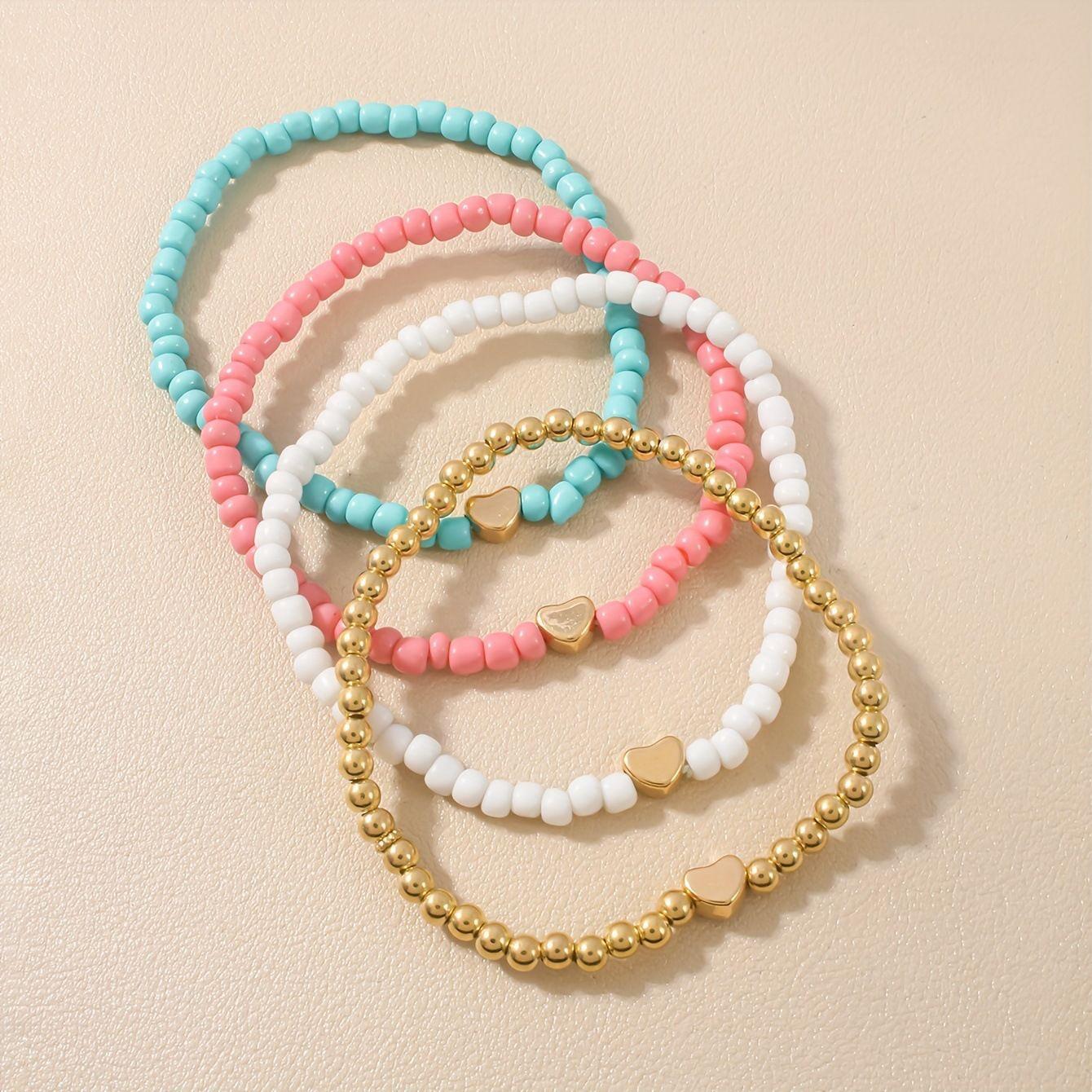

Europe and the United States popular multi-color love modeling bracelet sweet personality style jewelry Valentine s Day hot-selling