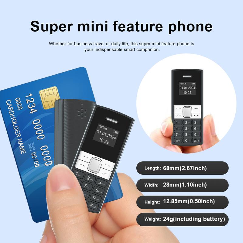 BM150 Mini Mobile Phone Wireless Bluetooth Dialer Dual SIM Card Speed Dial Magic Voice Super Small Cellphone Backup Phones